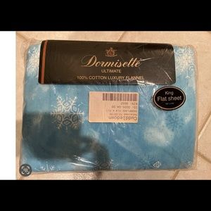Luxury German Flannel KING FLAT Sheet